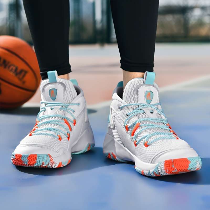 Sneakers White Orange Size Uk 7