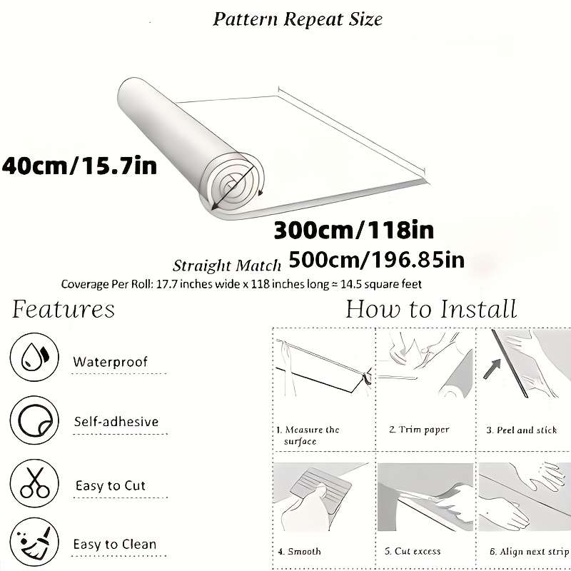 Self Adhesive Floor Stickers Dls 010 40.01*498.98Cm