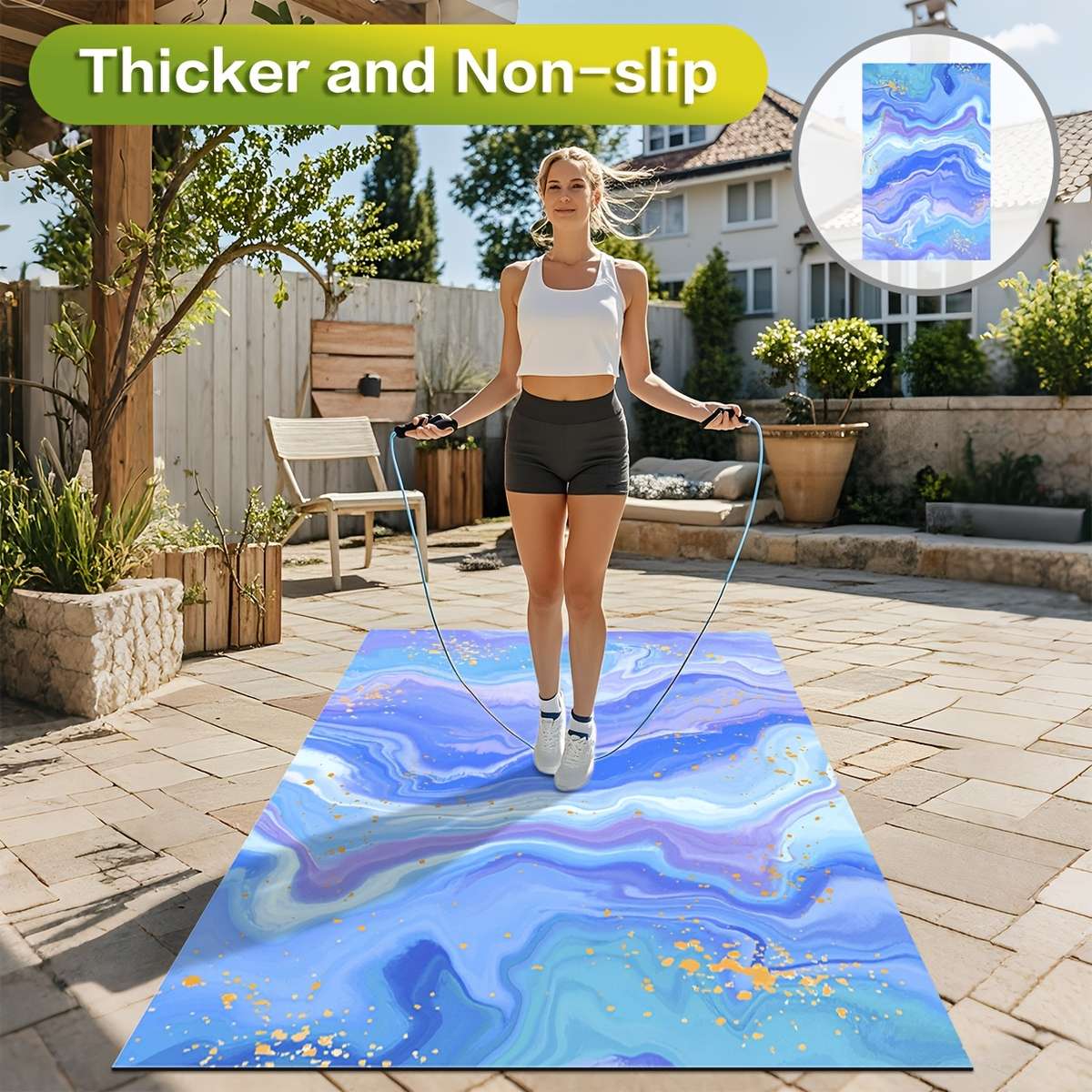 Yoga Mat 80*180Cm31.5*70.87In