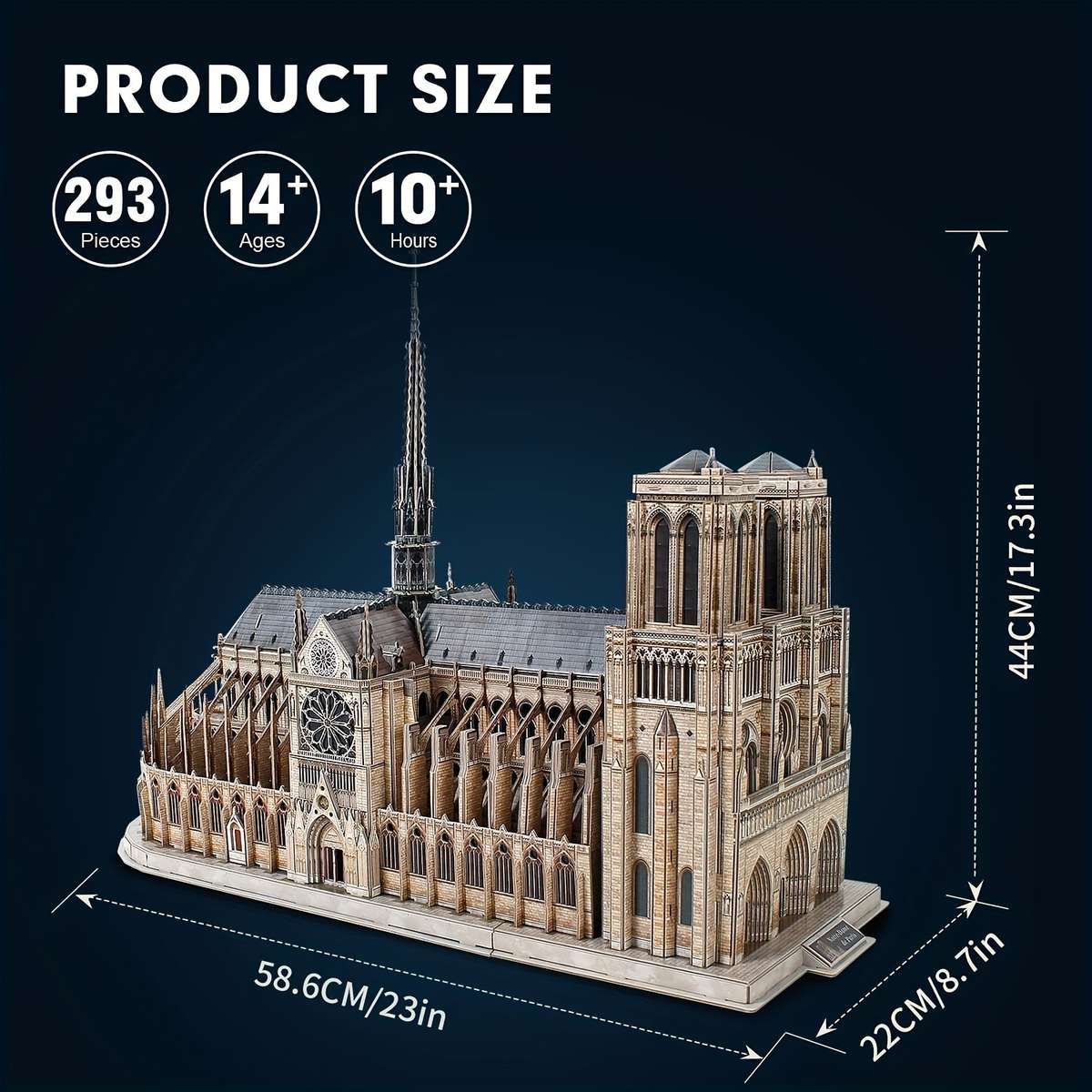 Building Toy Architectural Model Toy Set Items Notre Dame De Paris