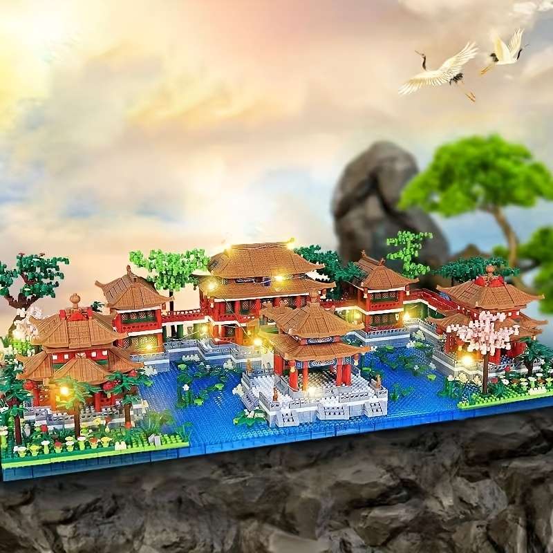 3D Building Model Puzzle Set Style Cp1004