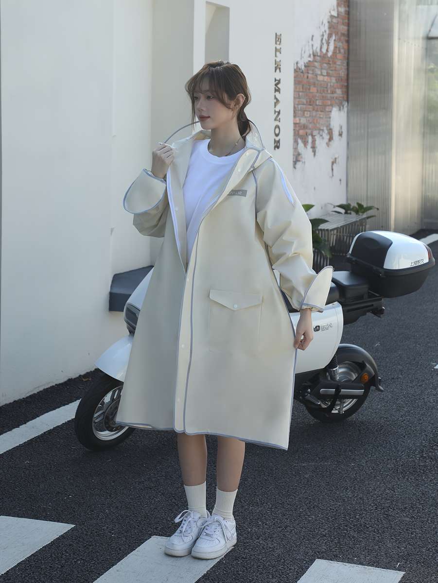 Raincoat Sky Blue Size Asian L