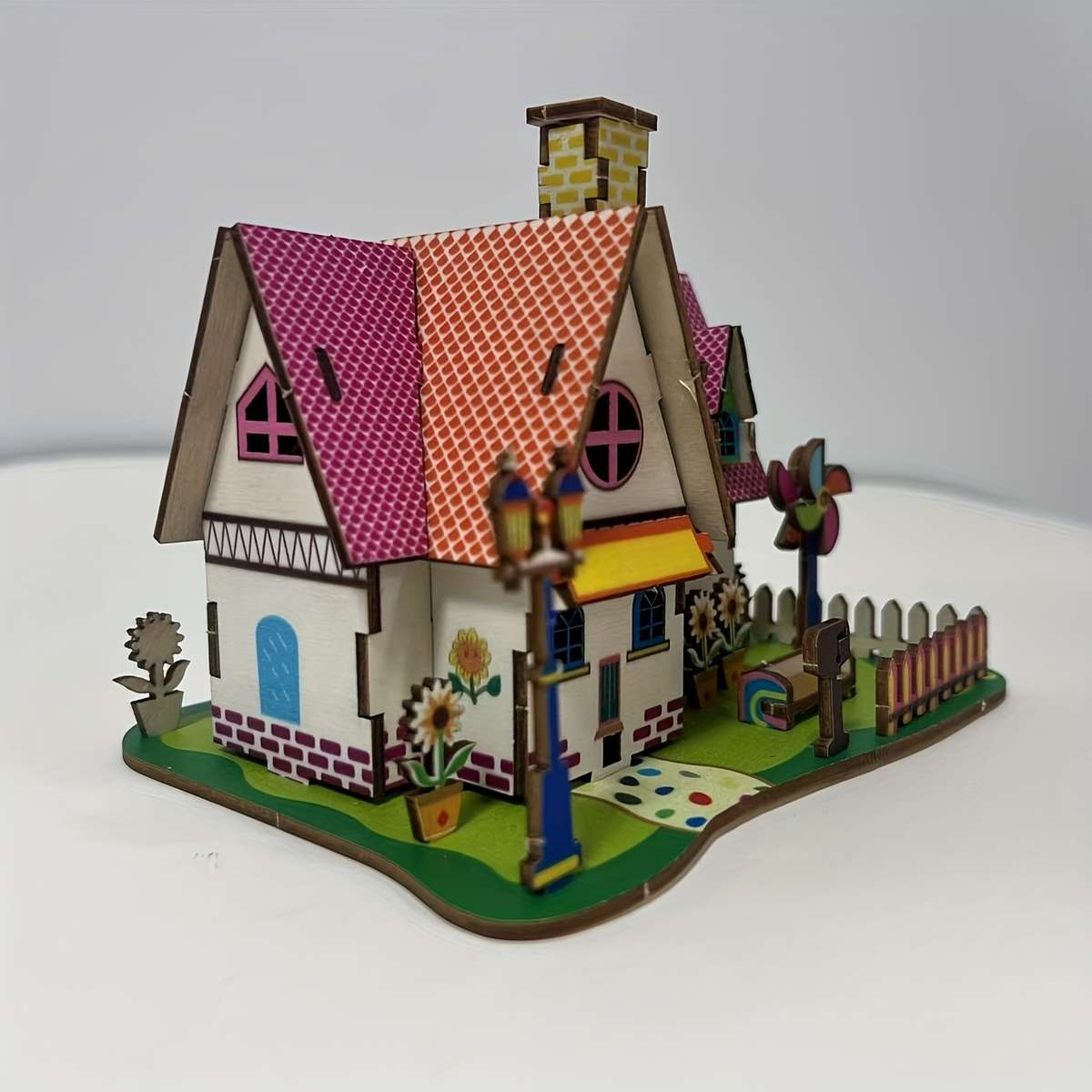 Building Toy Architectural Model Toy Set Quantity Sunflower Manor