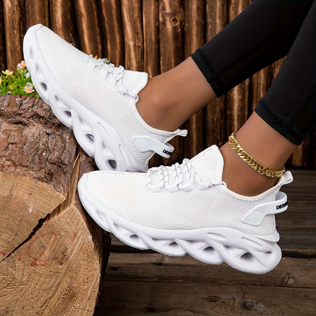 Women S Sneakers Color White Sizeuk 5.5
