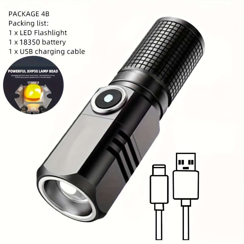 Efficient Powerful Handheld Lighter Super Bright 1Pc Tactical Professional