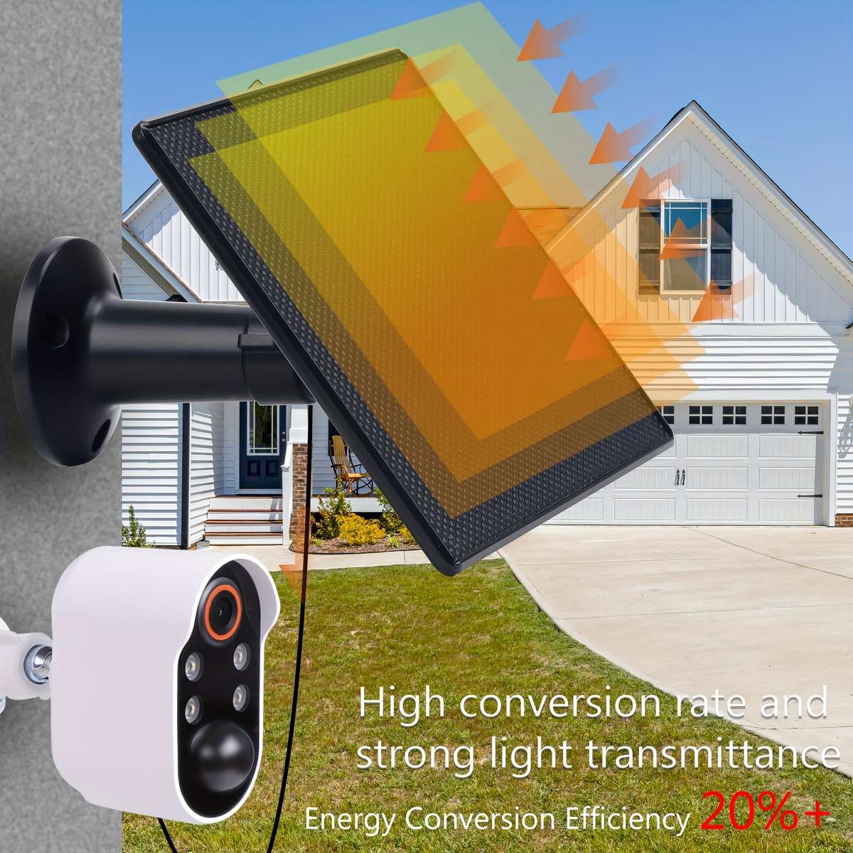 Solar Panel Color White Quantity 2Pcs