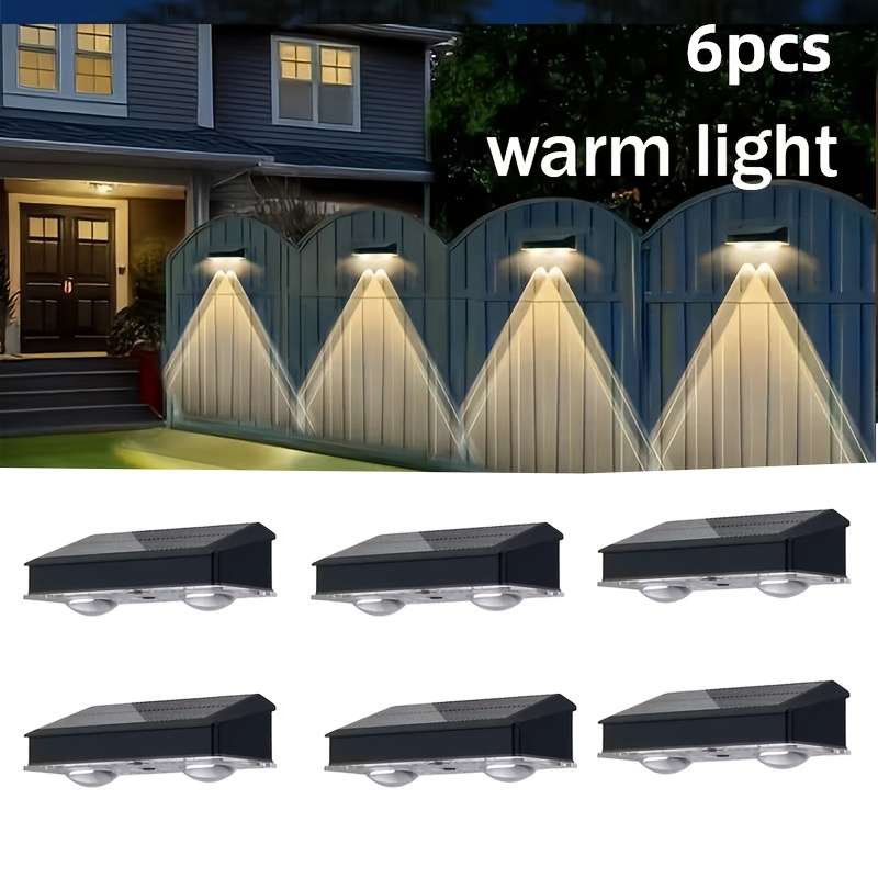 Solar Emergency Lights Color Warm Colors Quantity6Pack