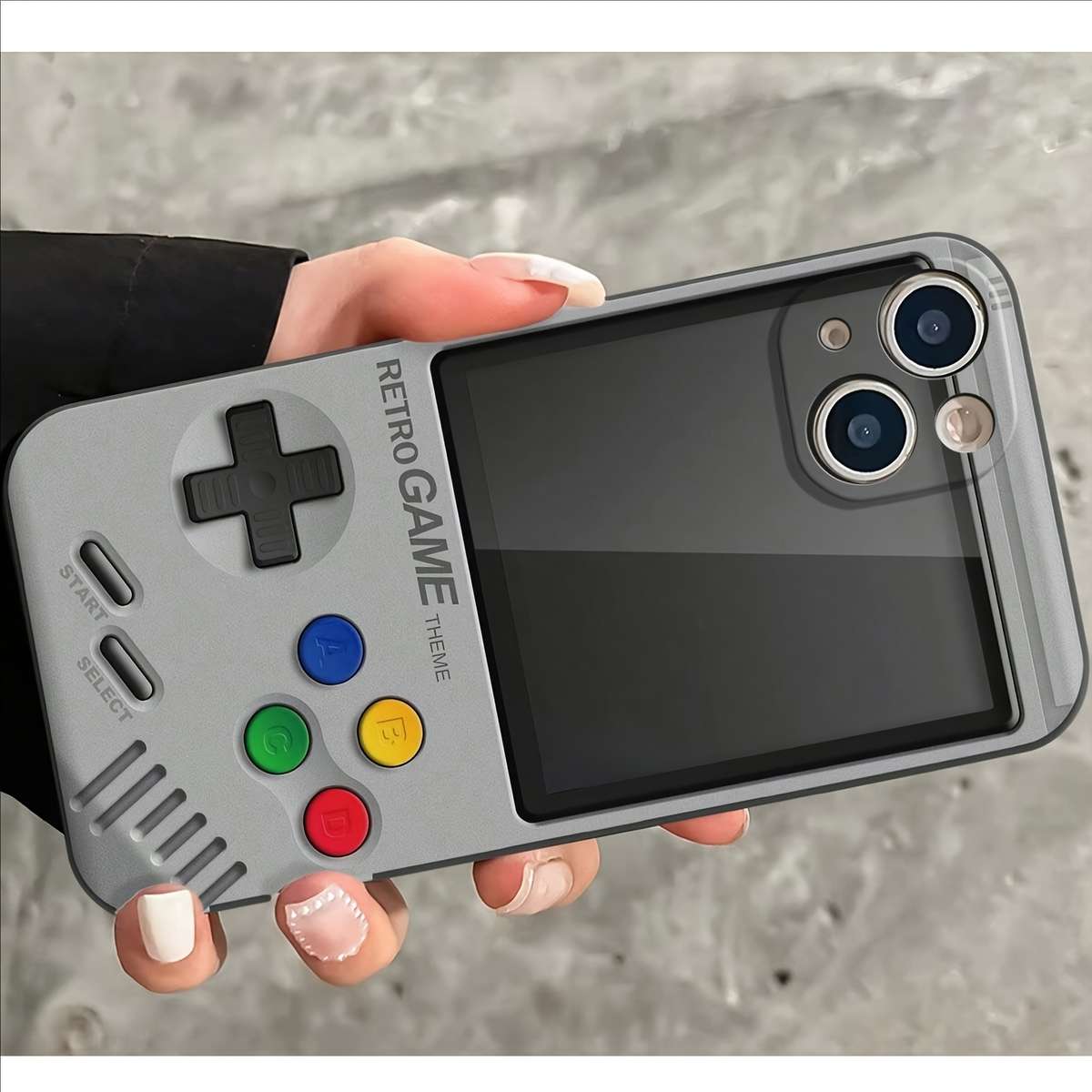 1Pc Black For iPhone 16 Pro Max Phone Case Phone Cover