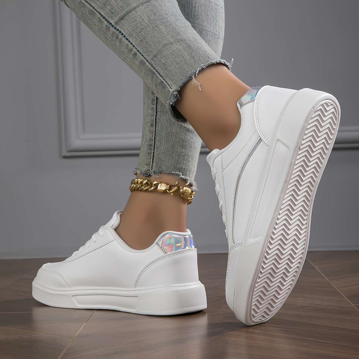 Women S Sneakers Color White Sizeuk 8