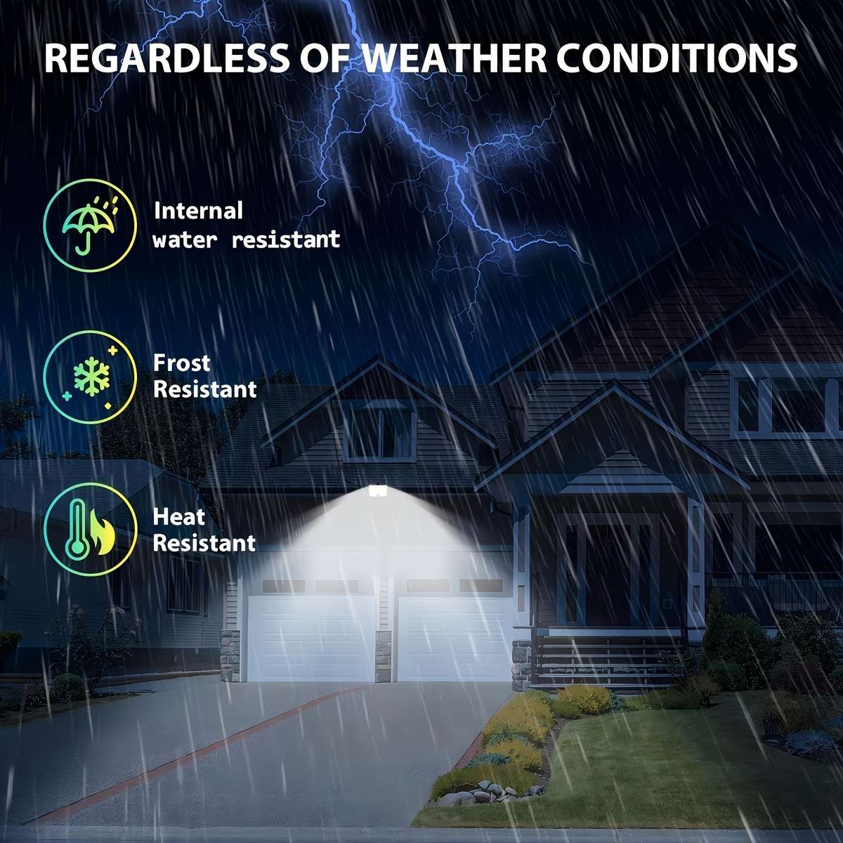Warm Light 2P Outdoor Solar Light