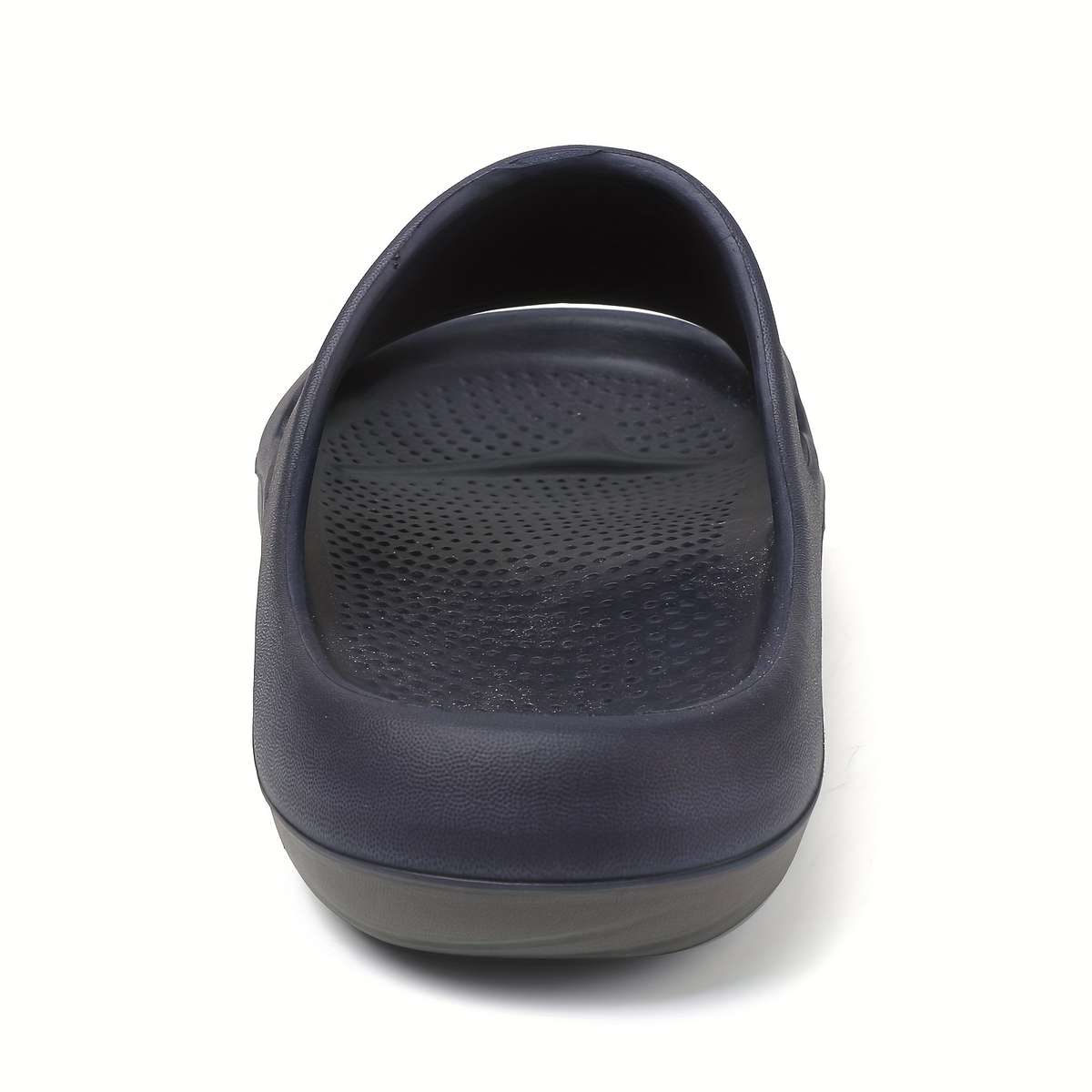 Men Slippers Summer Style Black Size Uk 7.5