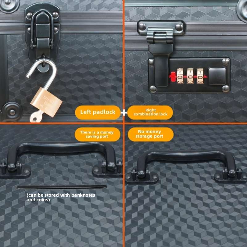 Safety Storage Box Color Black Sizelarge