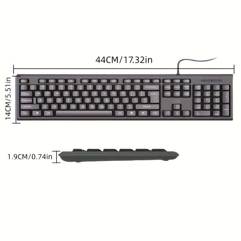 keyboard color Classic Black   with USB Cable