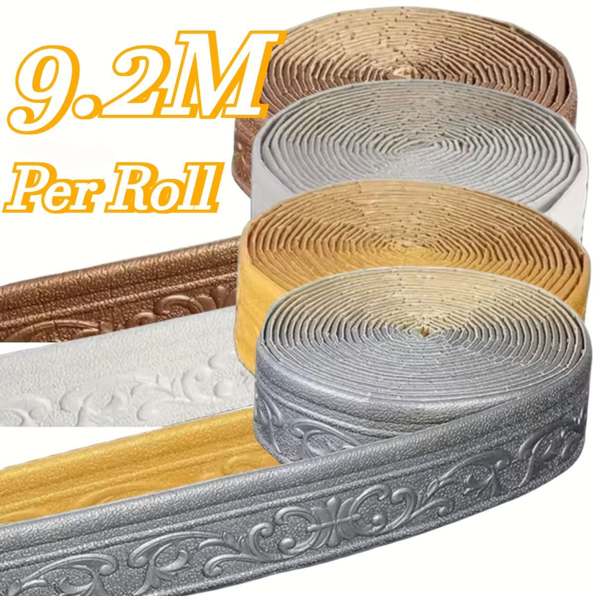 Skirting Board Gray Size Length9.2M X Width7.8Cm