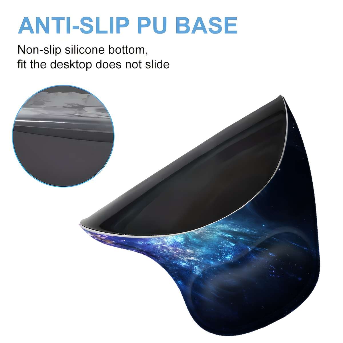 Versatile WearResistant Ergonomic Wrist Rest Mouse With For Pc Gamers Purple