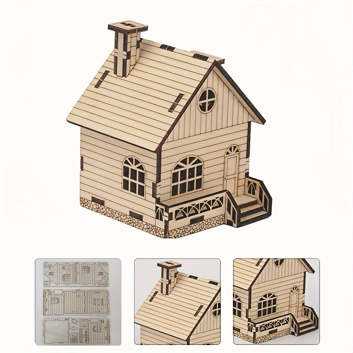 Building Toy Architectural Model Toy Set Quantity 2 Sets