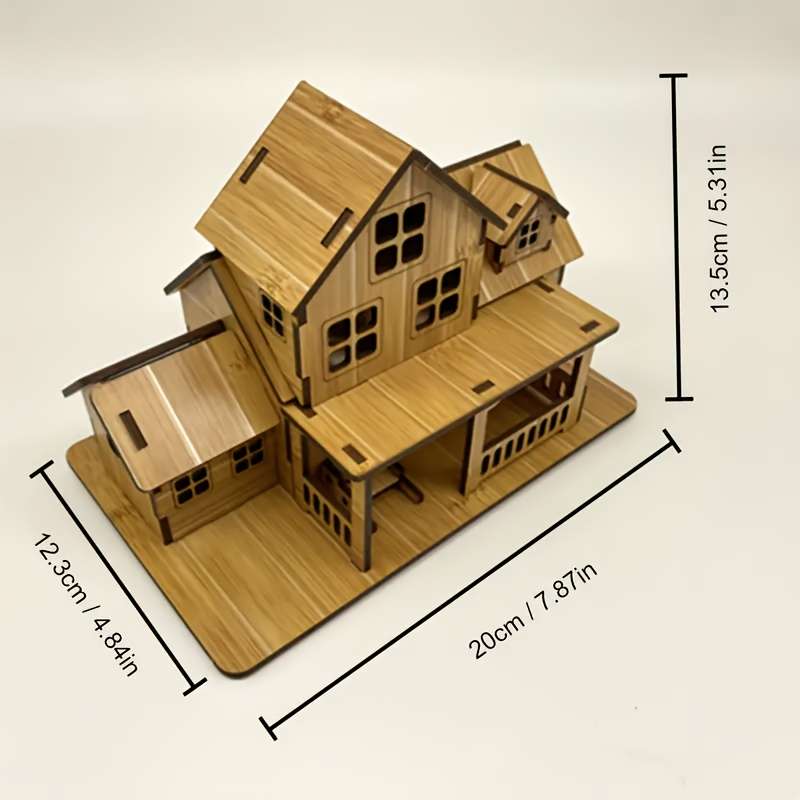 Building Toy Architectural Model Toy Set Style Anime House