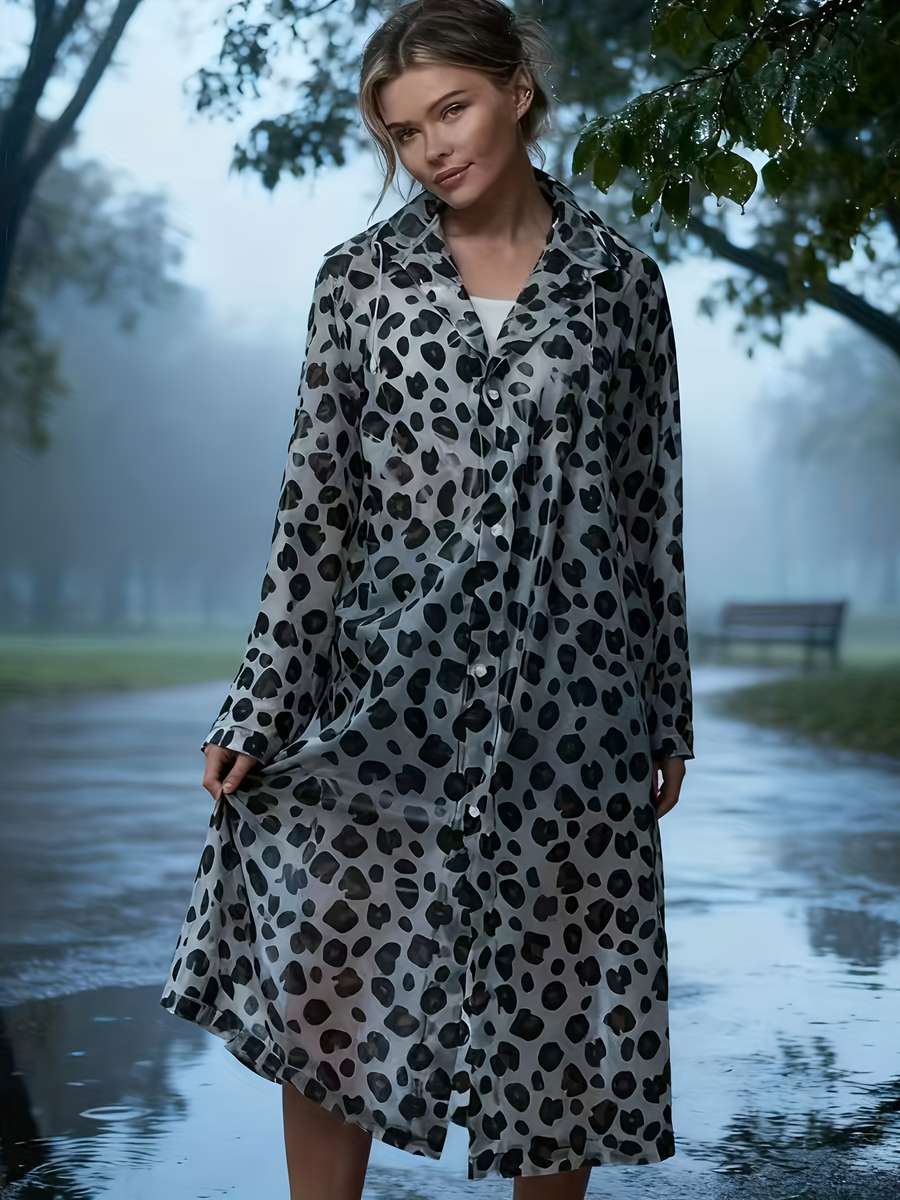 Raincoat Dark Brown Size Asian Onesize