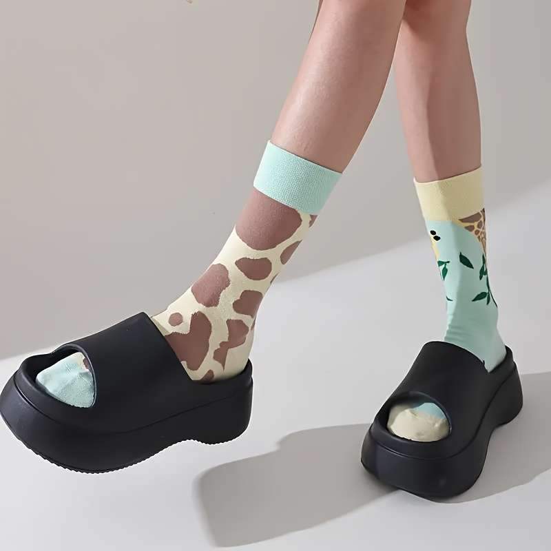 Women S Socks Color Mixed Color Pair Size Onesize
