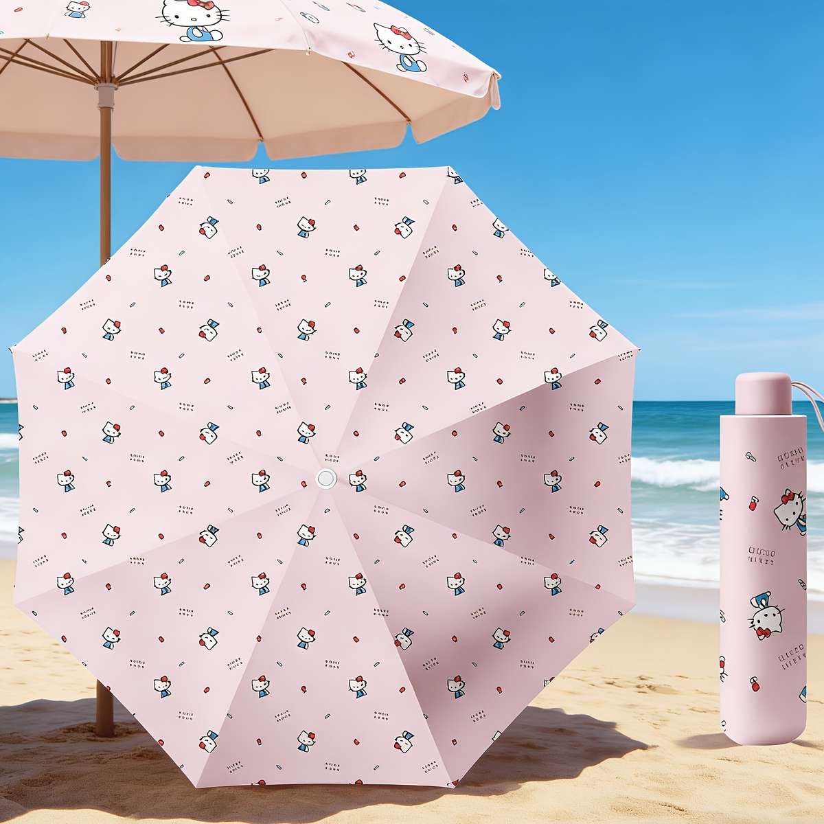 Umbrella Style Hellokitty  White 8K