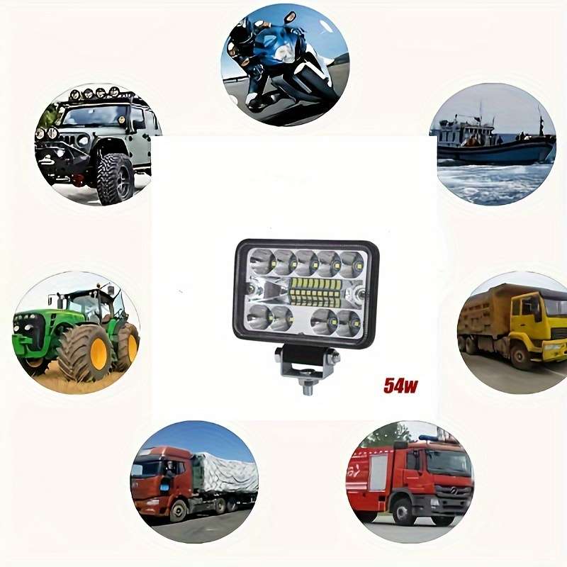 Car Lights Material Aluminum Alloy Quantity 2Pcs