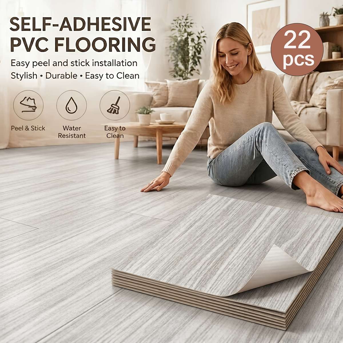 Self Adhesive Floor Stickers Gybdm39 30.5Cm*30.5Cm 22Pieces