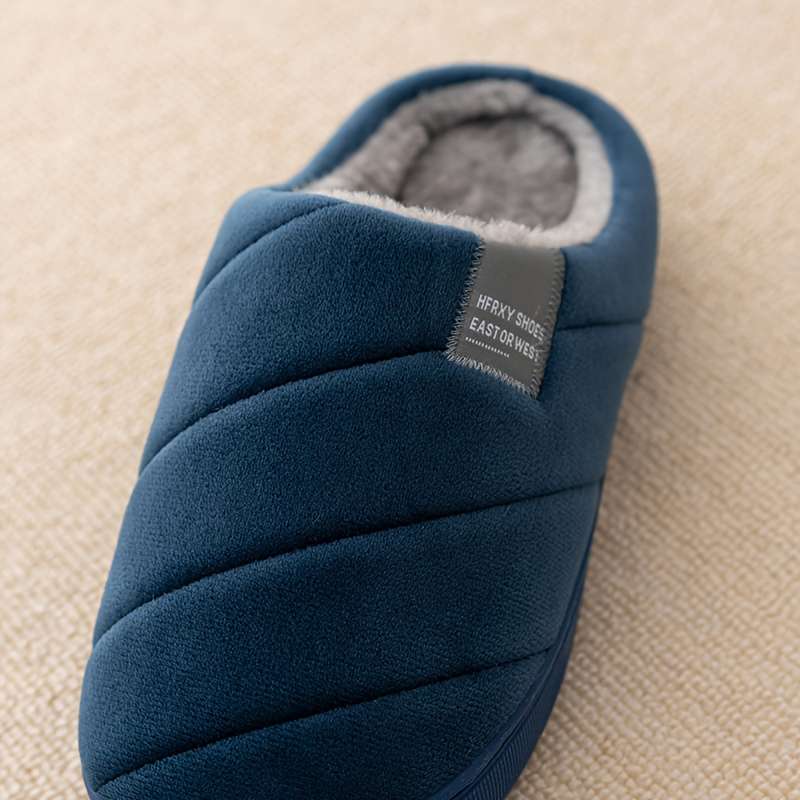 Cotton Slippers Color Coffee Brown Sizeuk 6.5-7