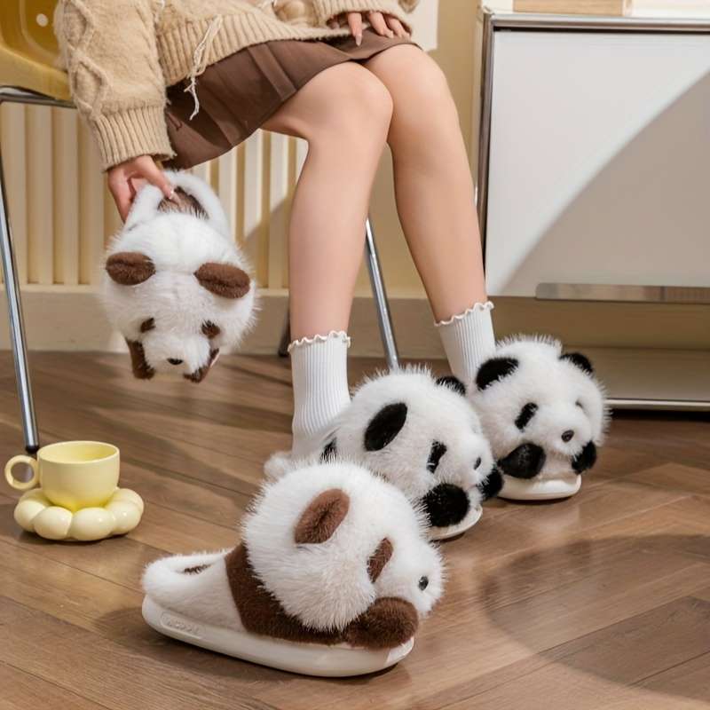 Cotton Slippers Color Black And White Sizeuk 3.5-4