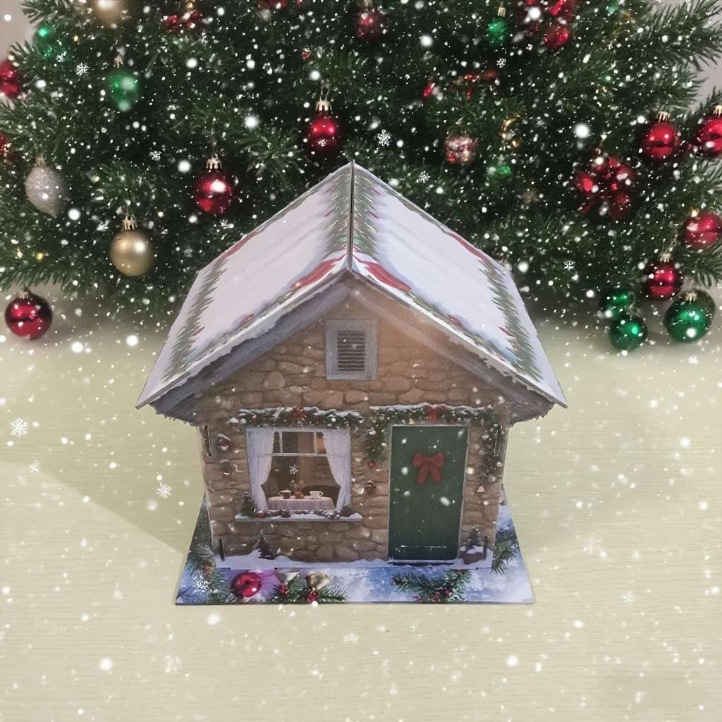 3D Model Desktop Ornaments Model Christmas Cottage