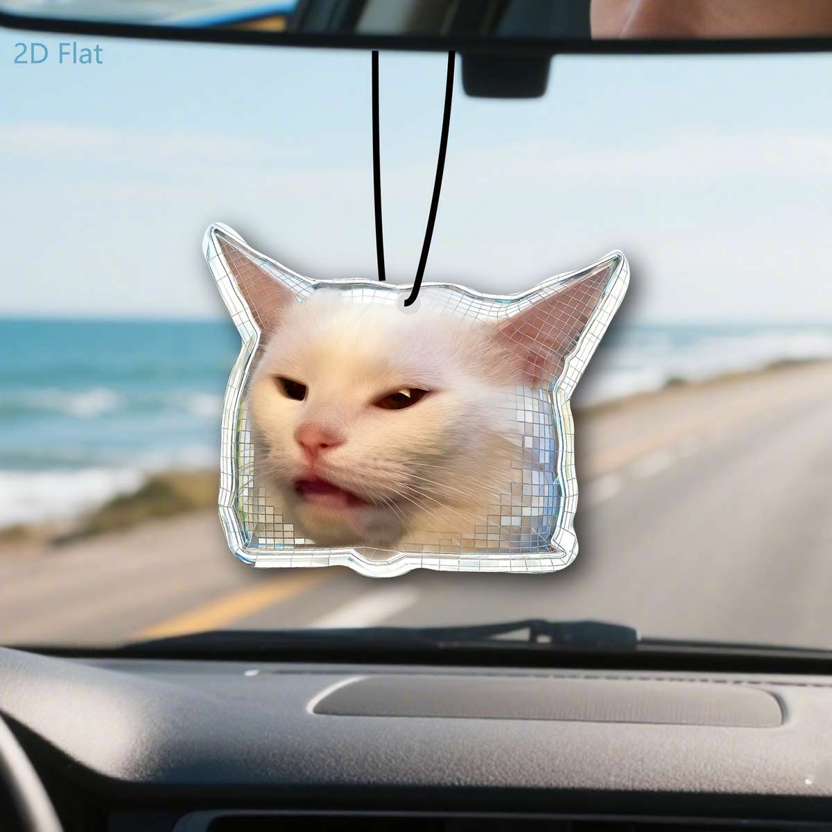 Car Interior Decor  3Pcs Cat
