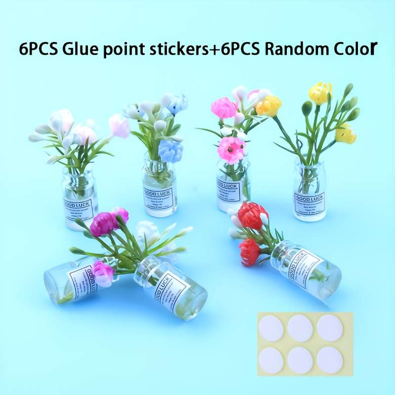 Car Interior Decor 6Pcscolor Random Style