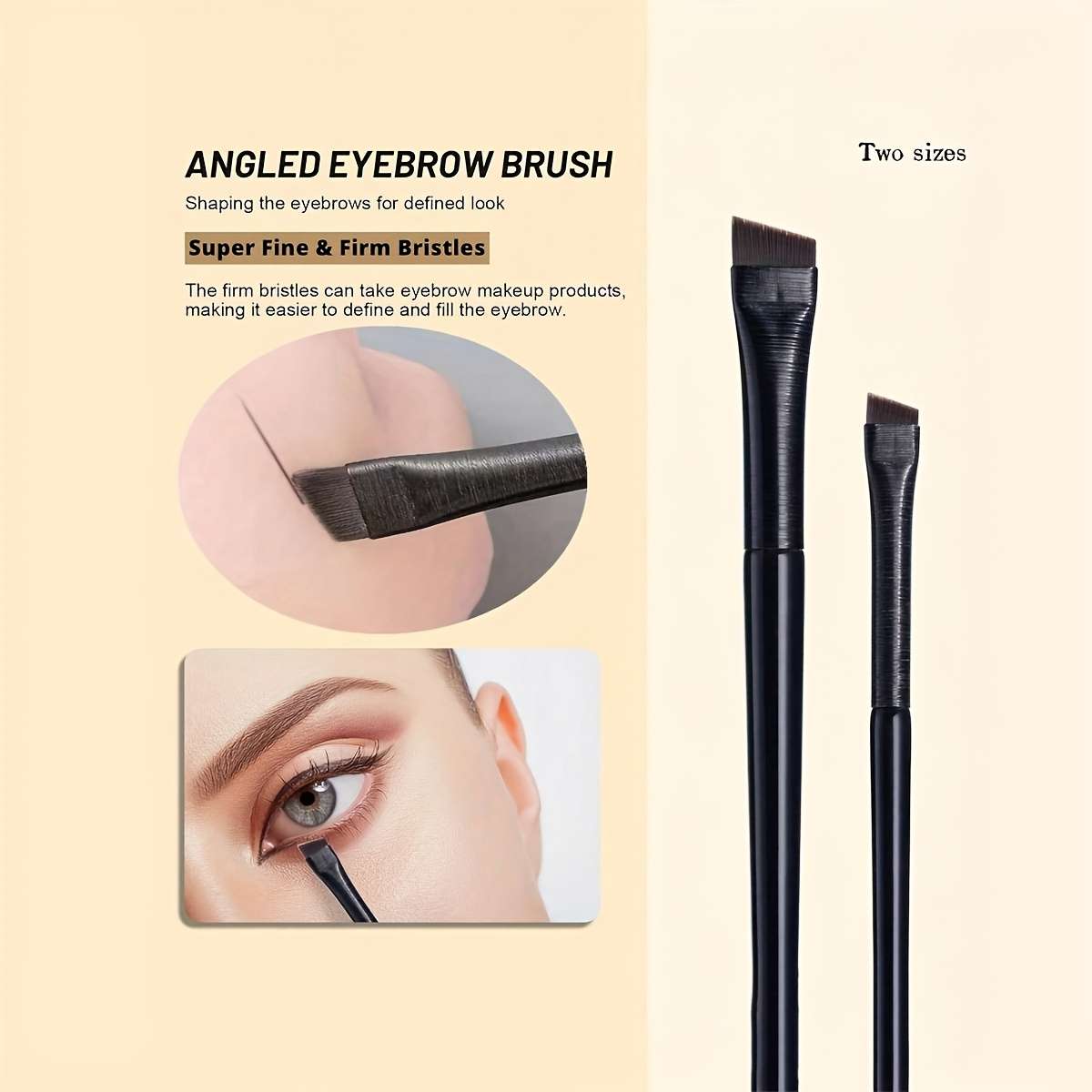 Makeup Brush Set Color 7 Pieces In Total Right Angle  Angle  Large And