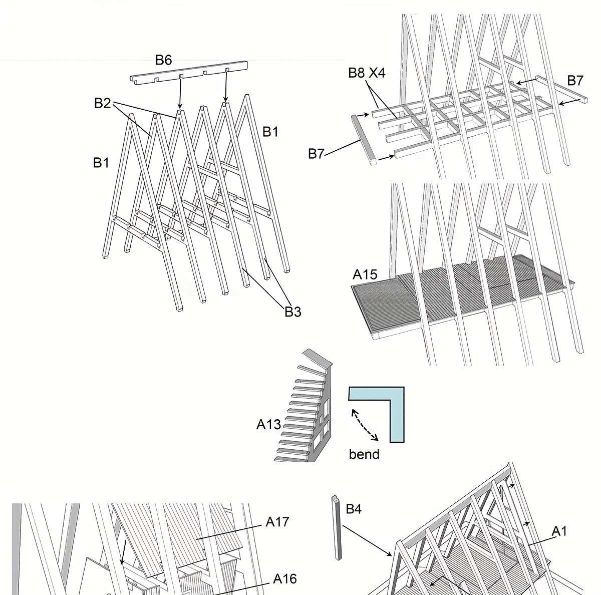 Building Toy Architectural Model Toy Set Quantity 1 Set