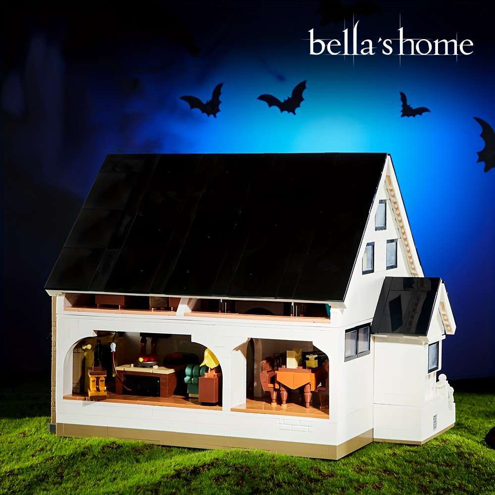3D Building Model Puzzle Set Style Villa