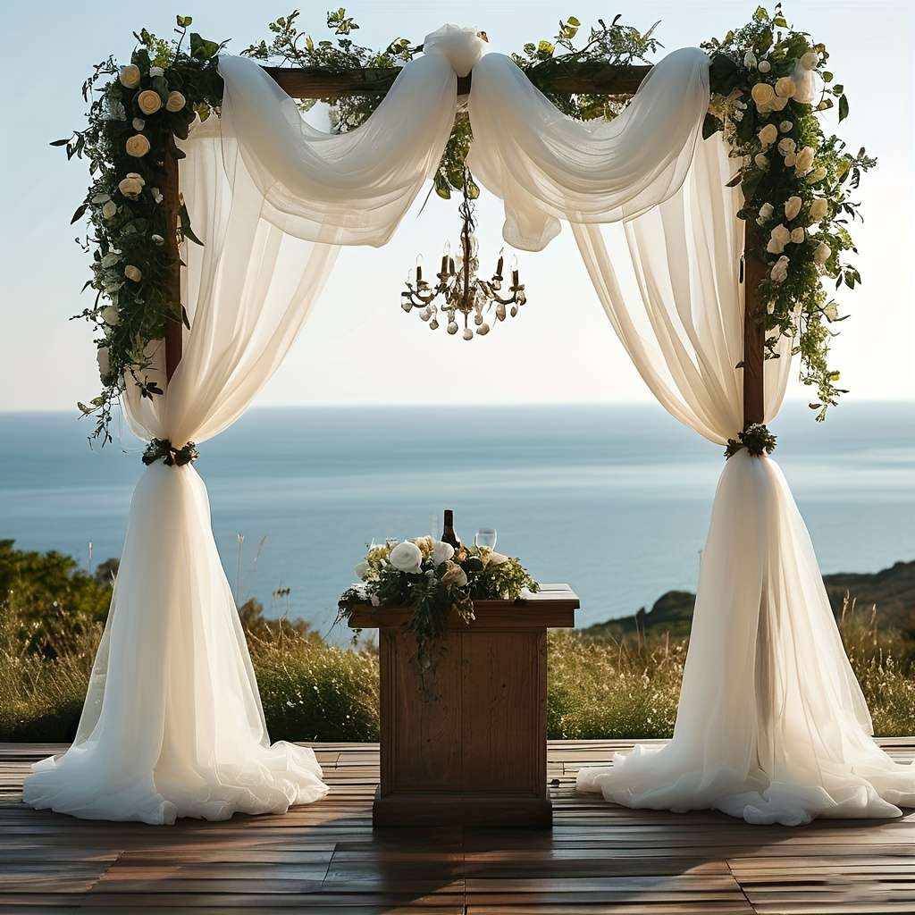Wedding Supplies Color White Size 2.5Ft*26.2Ft 75Cm*800Cm