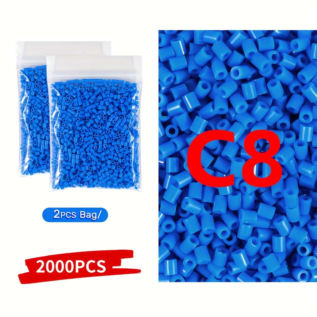 Perler Bead Set Blue Series C8