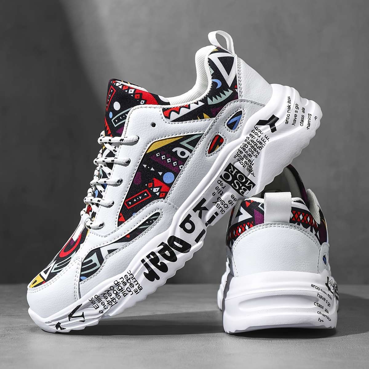 Sneakers Color White And Black Sizeuk 7
