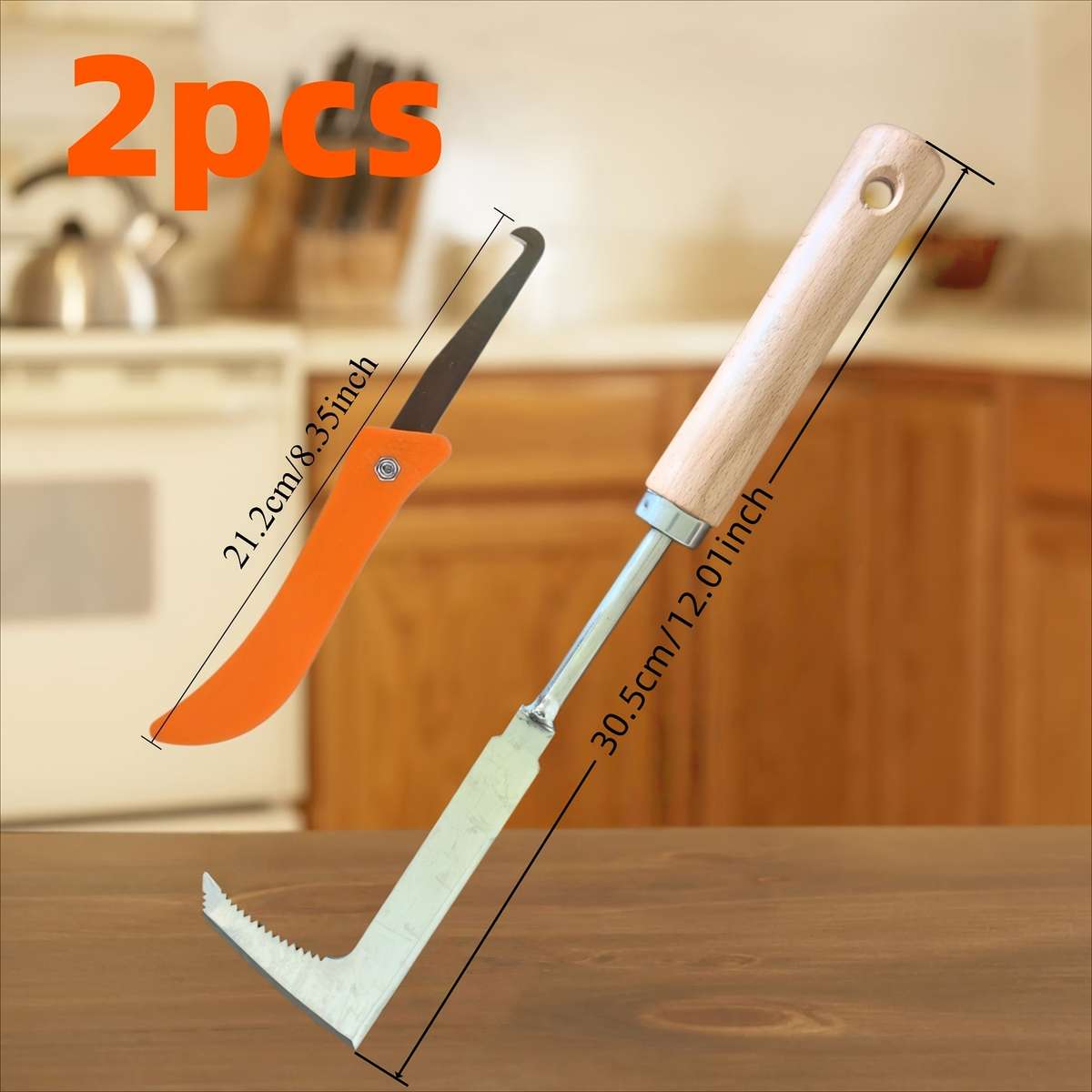 Garden Supplies Items 2Pcs Serrated Free Short Style