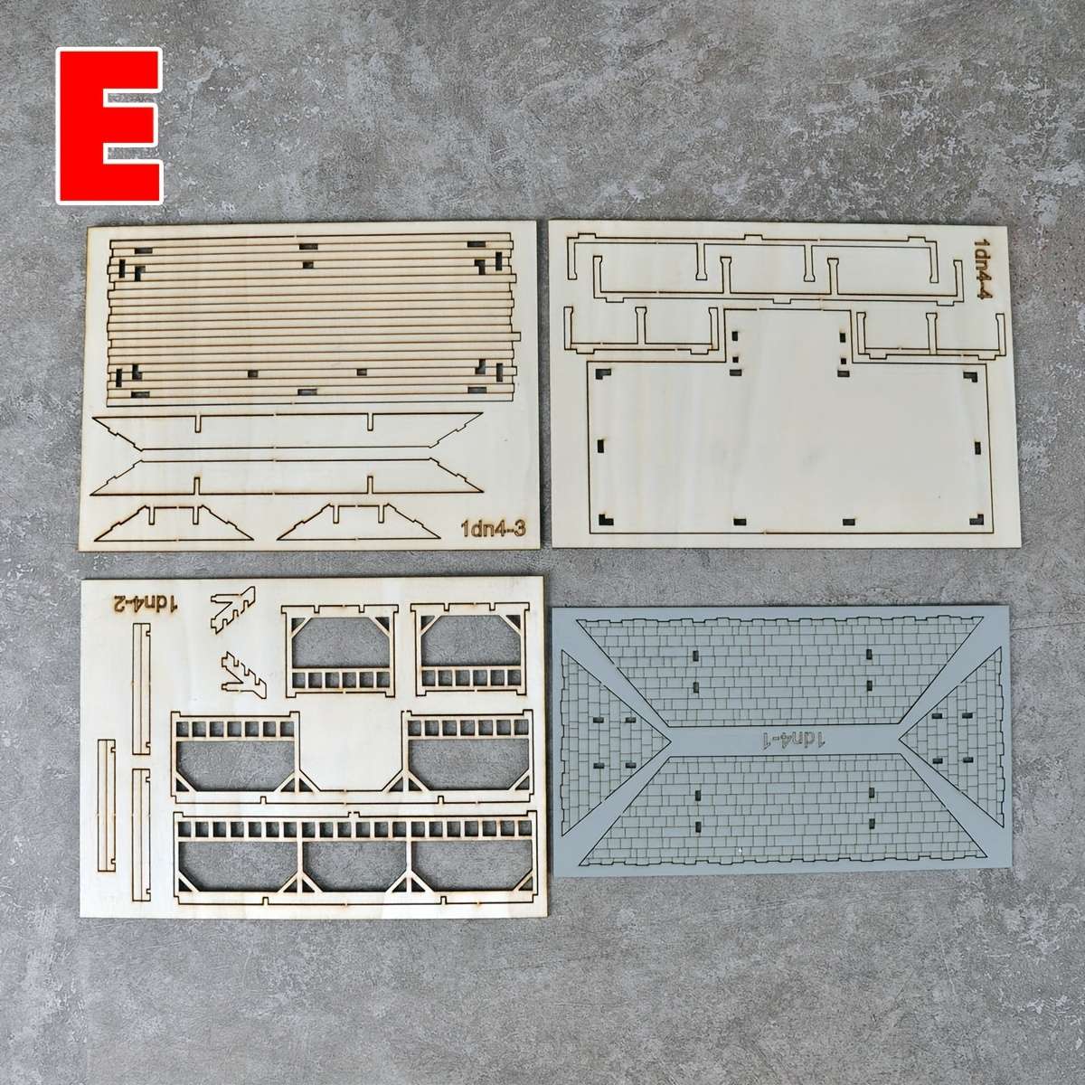 Building Toy Architectural Model Toy Set Model Type D