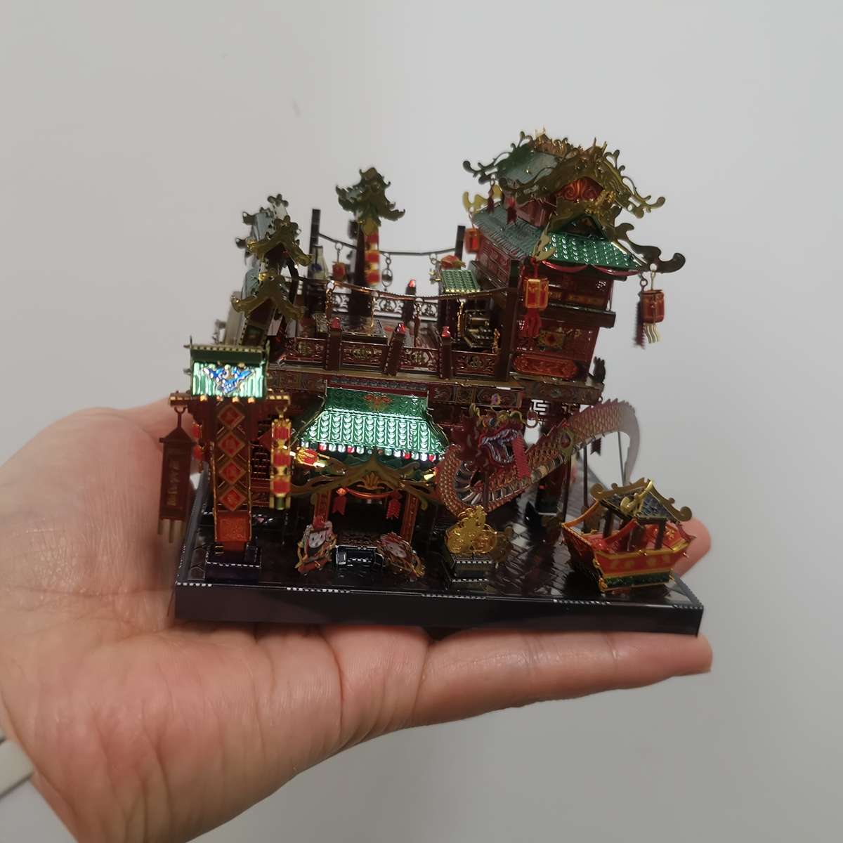 3D Building Model Puzzle Set Items Restaurant