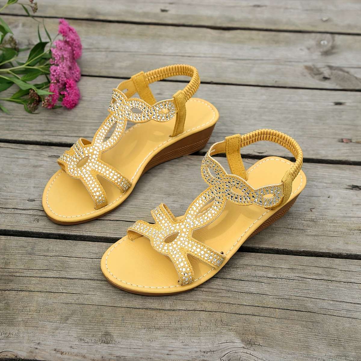 Sandals Color Yellow Sizeuk 9.5