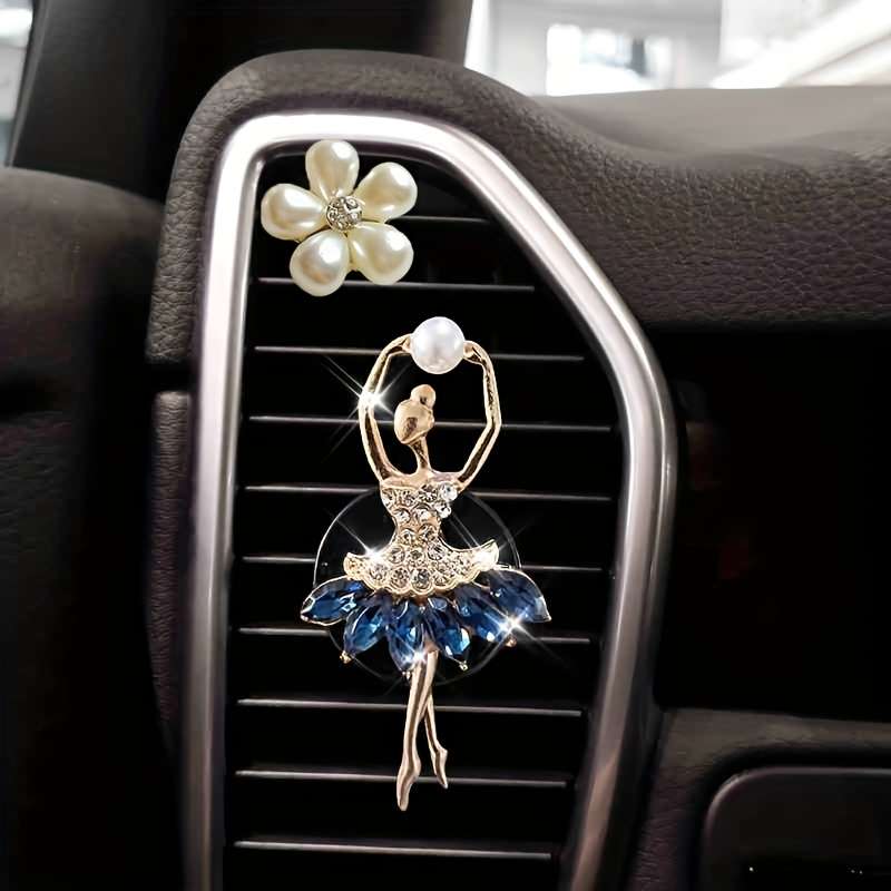Car Interior Decor Items 2 Blue Girl  Add  Flower