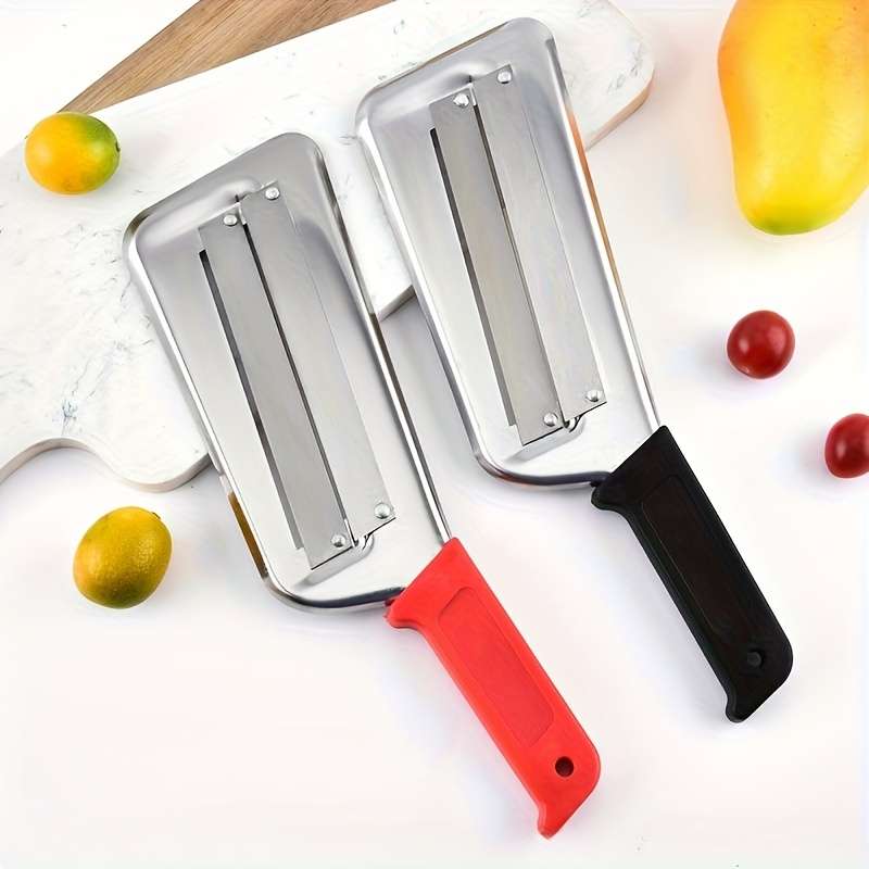 Elegant Stainless Steel Double Layer Slicer For All Seasons Kitchen Vegetable