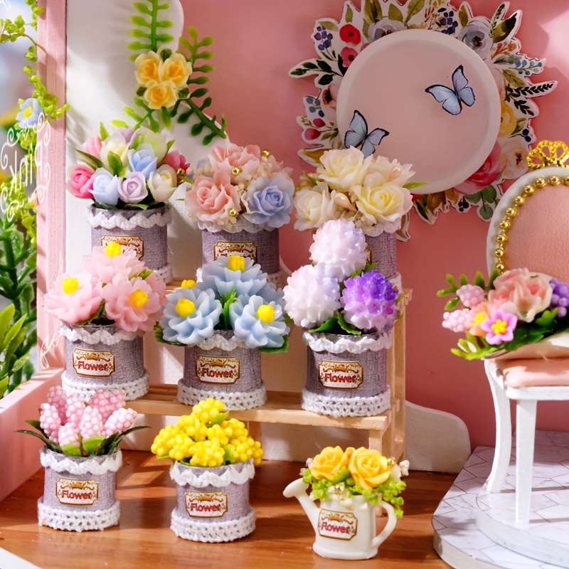 Building Toy Architectural Model Toy Set Items Flourishing Flower Shop  Add   Tools