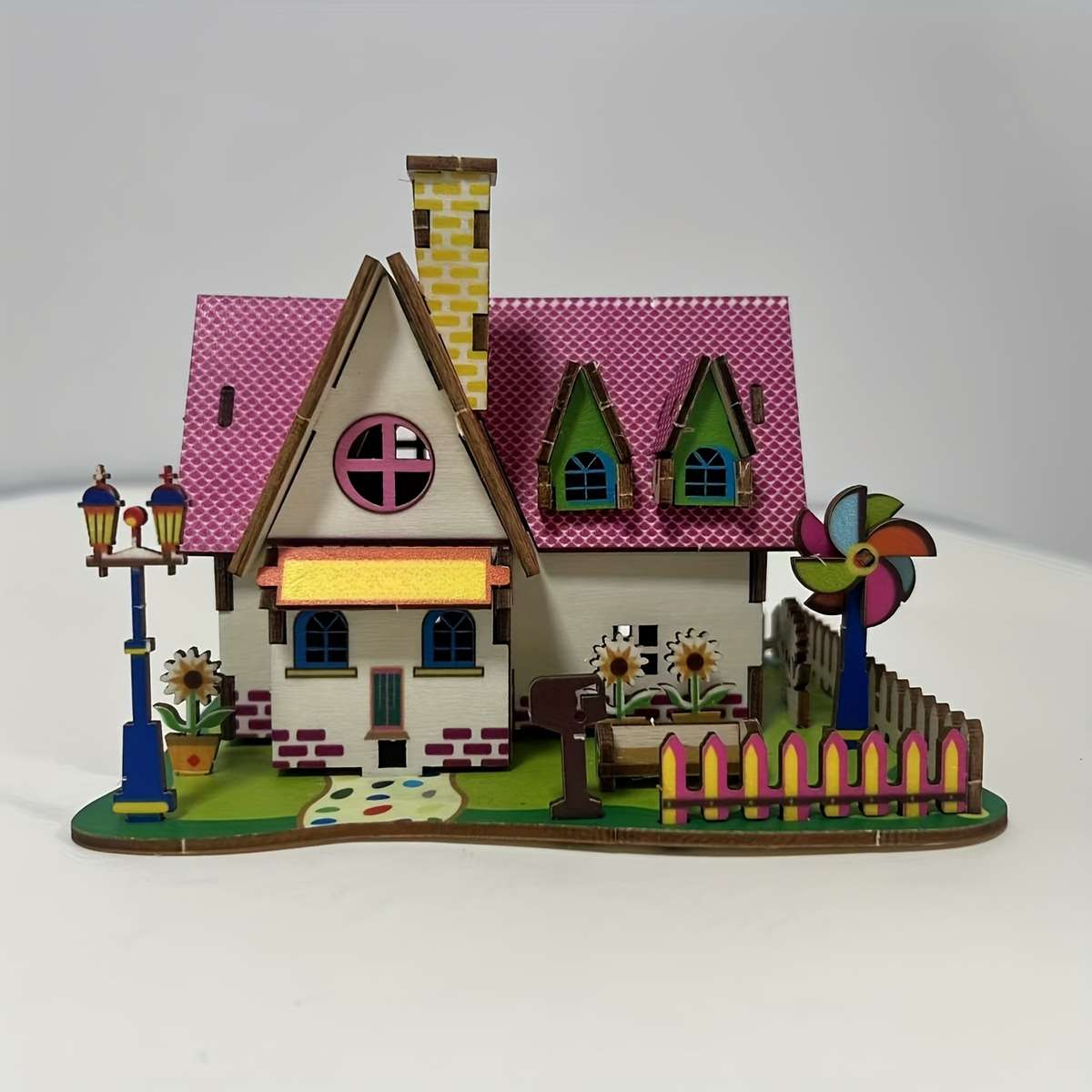Building Toy Architectural Model Toy Set Quantity Sunflower Manor