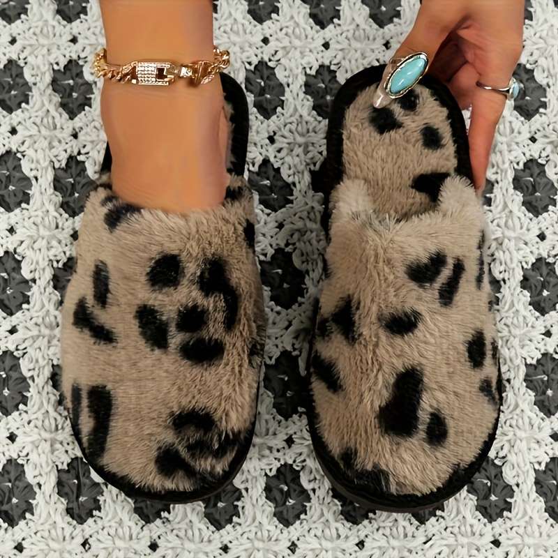 Cotton Slippers Color Black Sizeuk 6.5-7