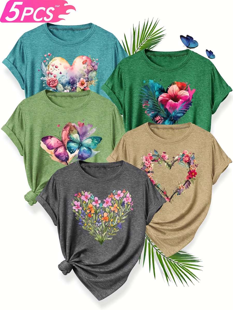Womens T Shirt Color Peacock Blue Periwinkle Green Cardi Deep Space Gray Sizes