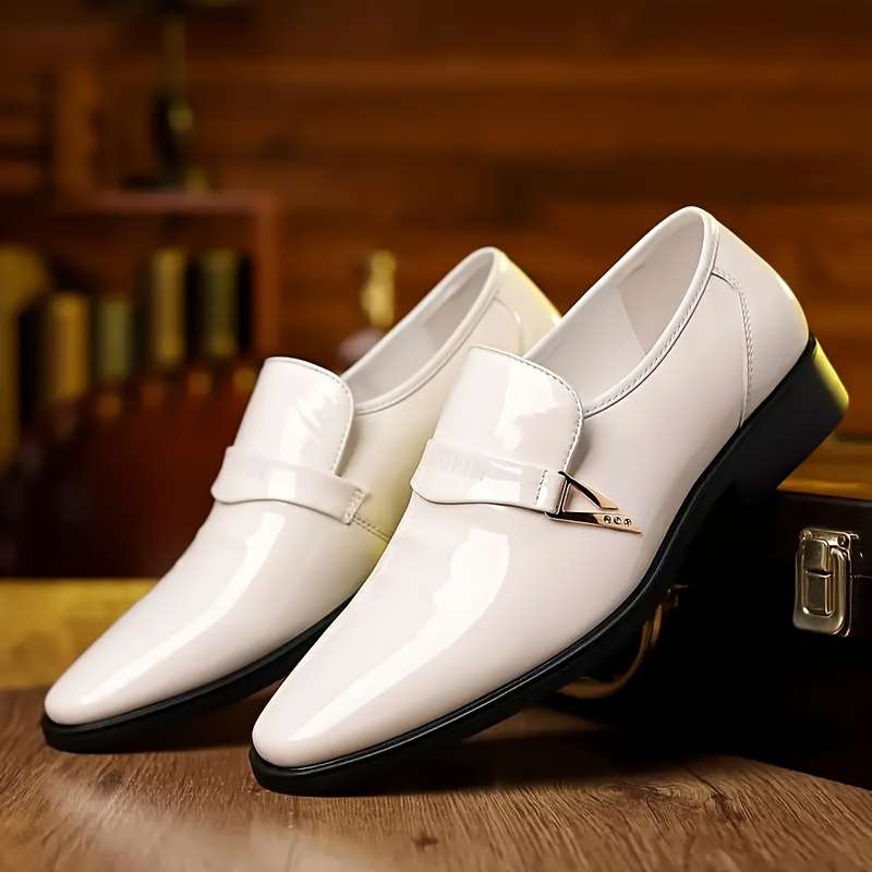 Mens Leather Shoes Color Black Sizeuk 6