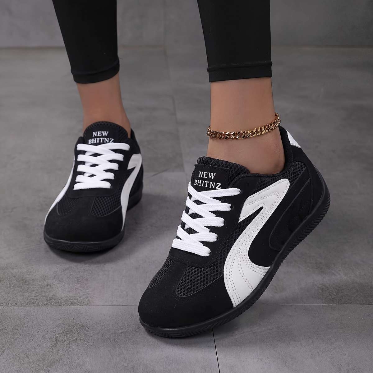Women S Sneakers Color Black Sizeuk 7.5