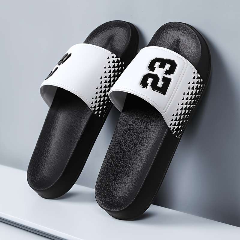 Men Slippers Summer Style Red Size Uk 7